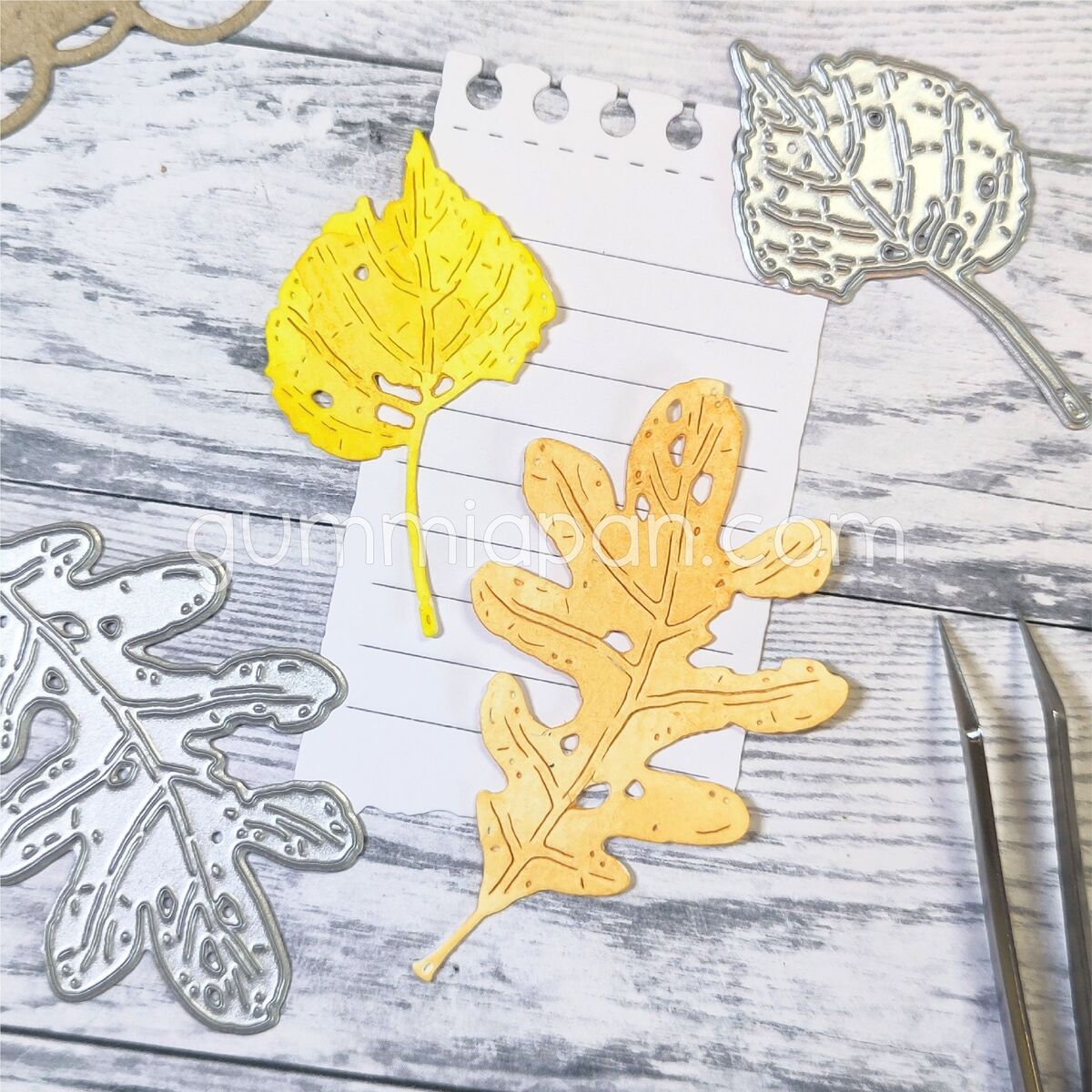 Stanze Torn Oak Leaf & Torn Linden Leaf