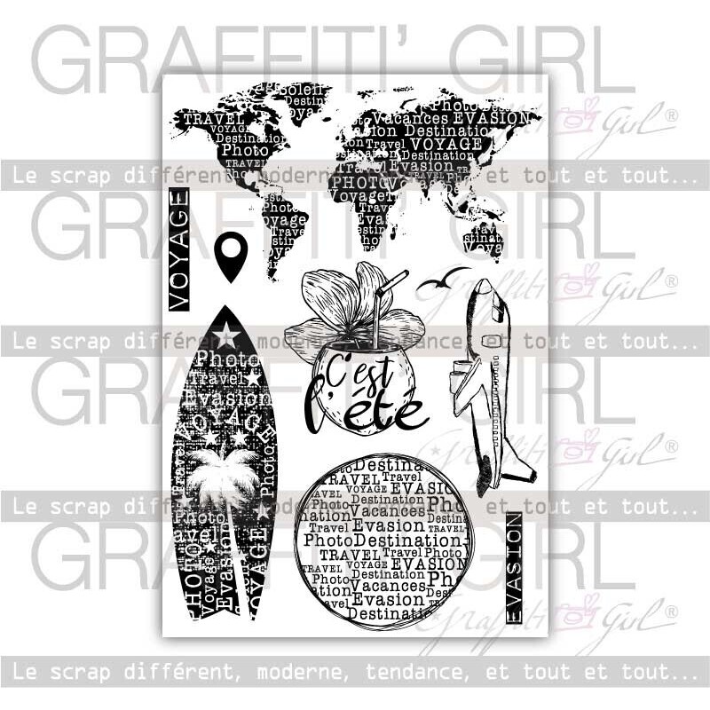 Clear Stamps Travel