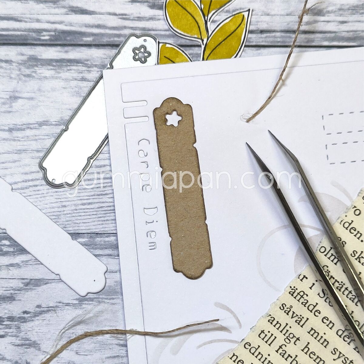 Stanze Thin Tag with Flower