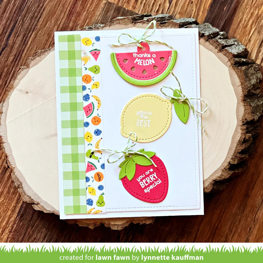 Clear Stamp Tiny Tag Sayings: Fruit