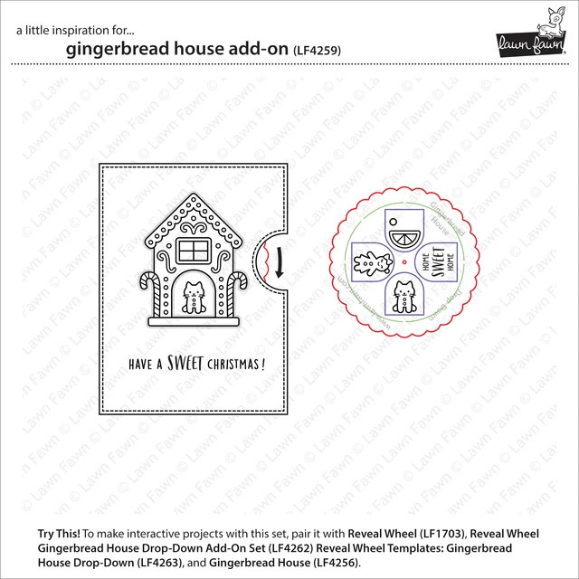 Clear Stamps Gingerbread House Add-On