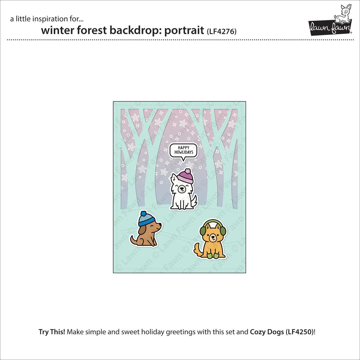 Stanze Winter Forest Backdrop Portrait