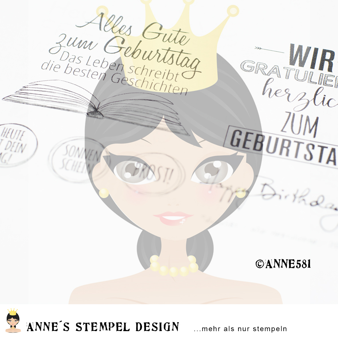 Clear Stamp Wir gratulieren Clear Stamp Wir gratulieren