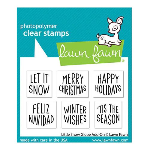 Clear Stamp Little Snow Globe Add-On