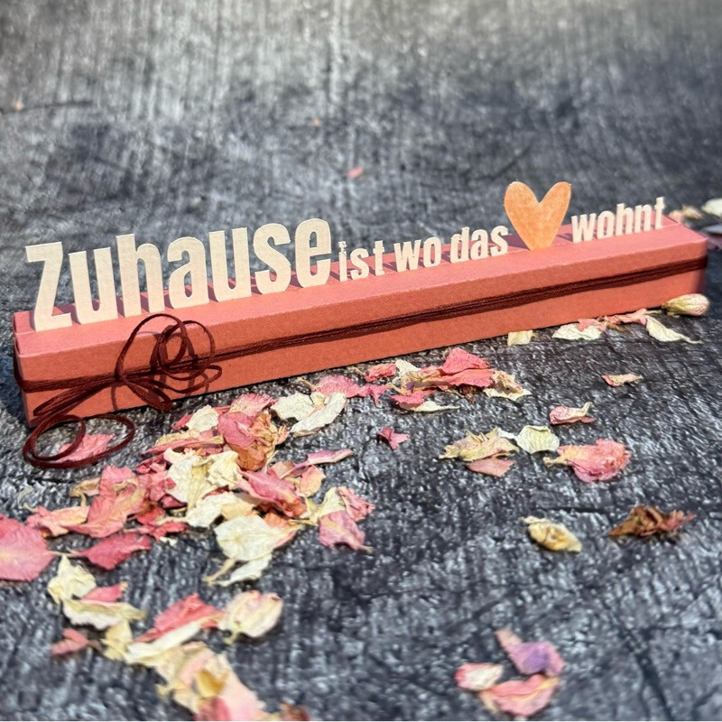 Stanze Zuhause ist wo das Herz wohnt
