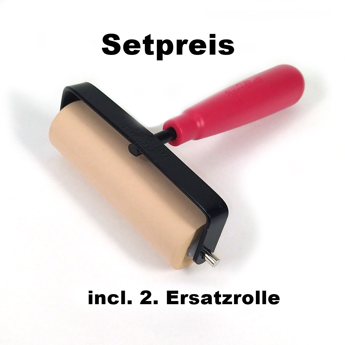 Speedball Brayer und Ersatzrolle