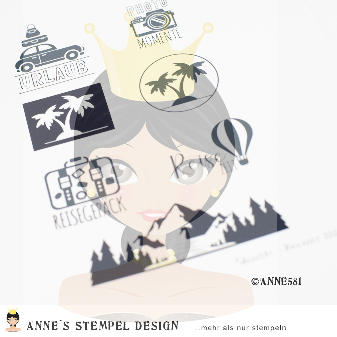 Clear Stamp Reisezeit Clear Stamp Reisezeit