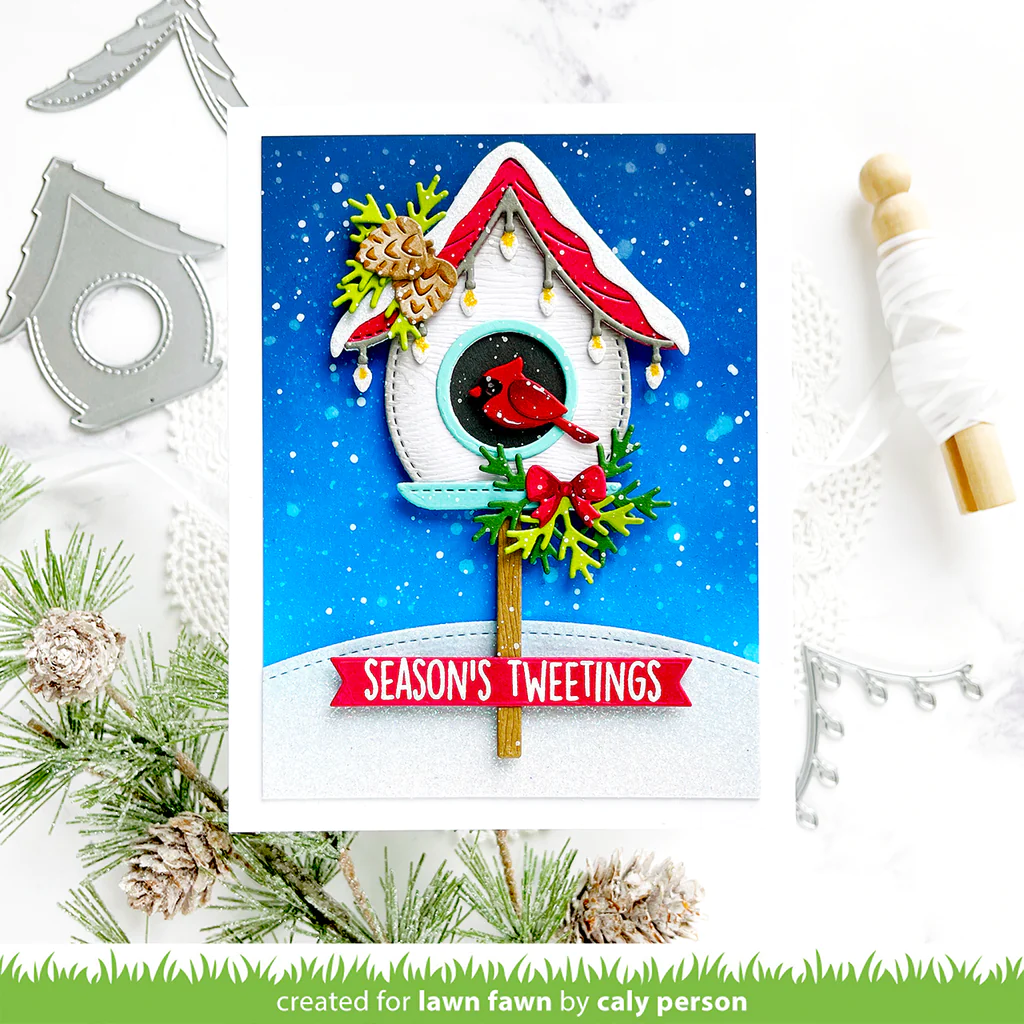 Stanzen Build-A-Birdhouse Christmas Add-on