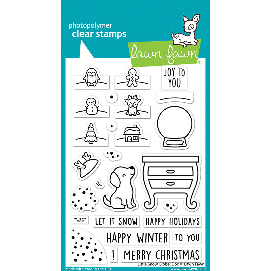 Clear Stamp Little Snow Globe Dog