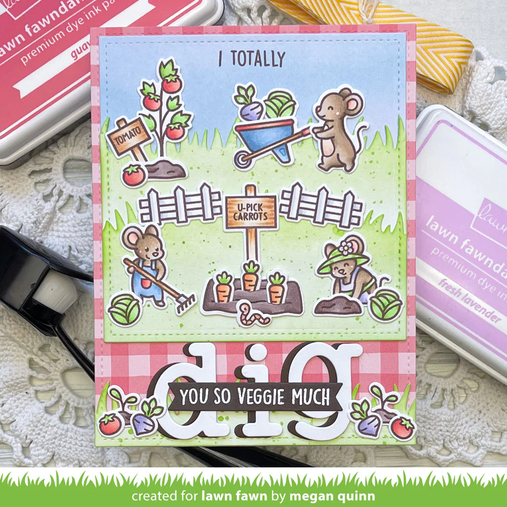 Clear Stamps Veggie Happy