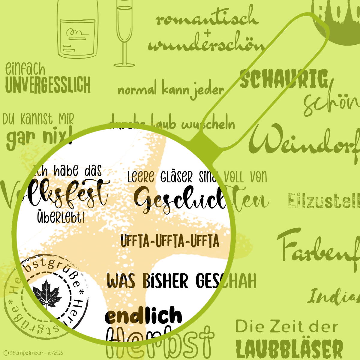 Monatsstempel Oktober 2026