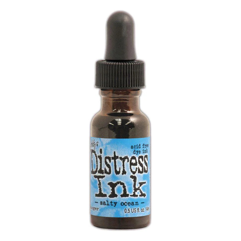 Distress Ink Re-Inker Salty Ocean