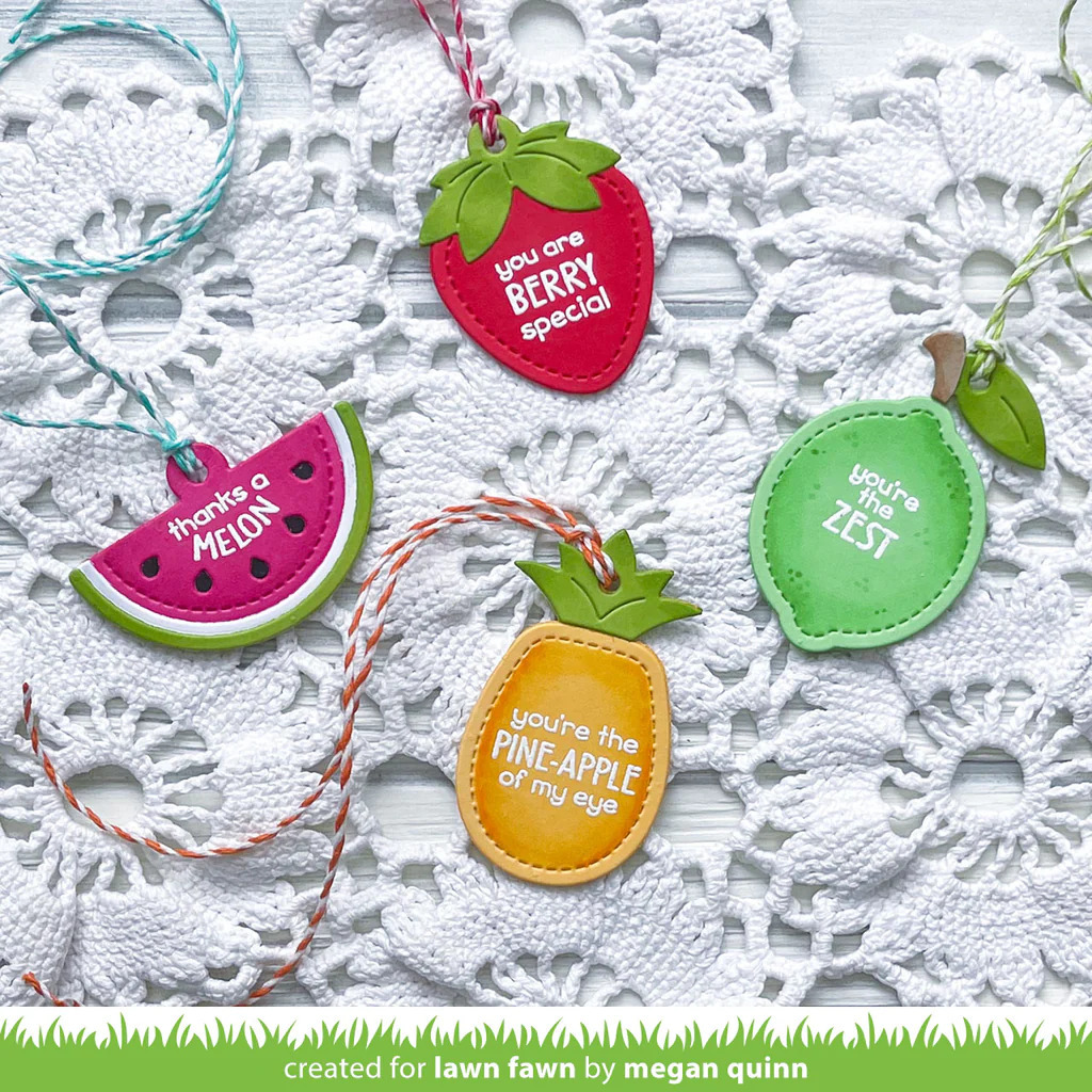 Clear Stamp Tiny Tag Sayings: Fruit