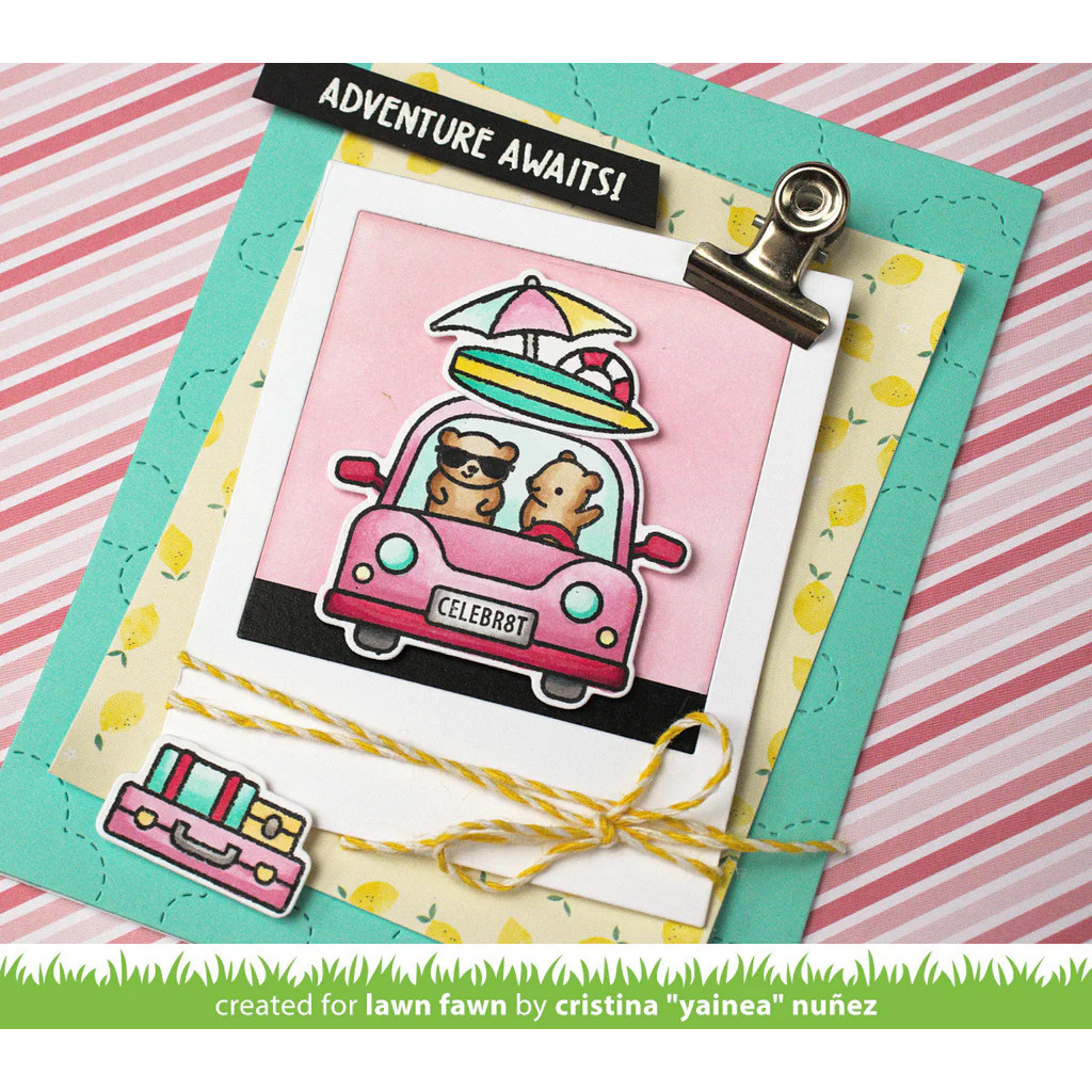 Clear Stamps Car Critters Road Trip Add-on