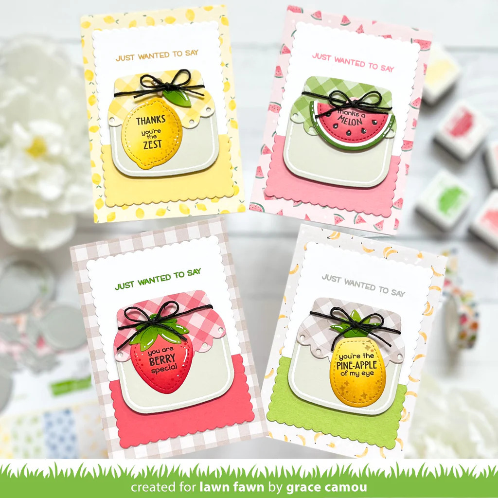 Clear Stamp Tiny Tag Sayings: Fruit