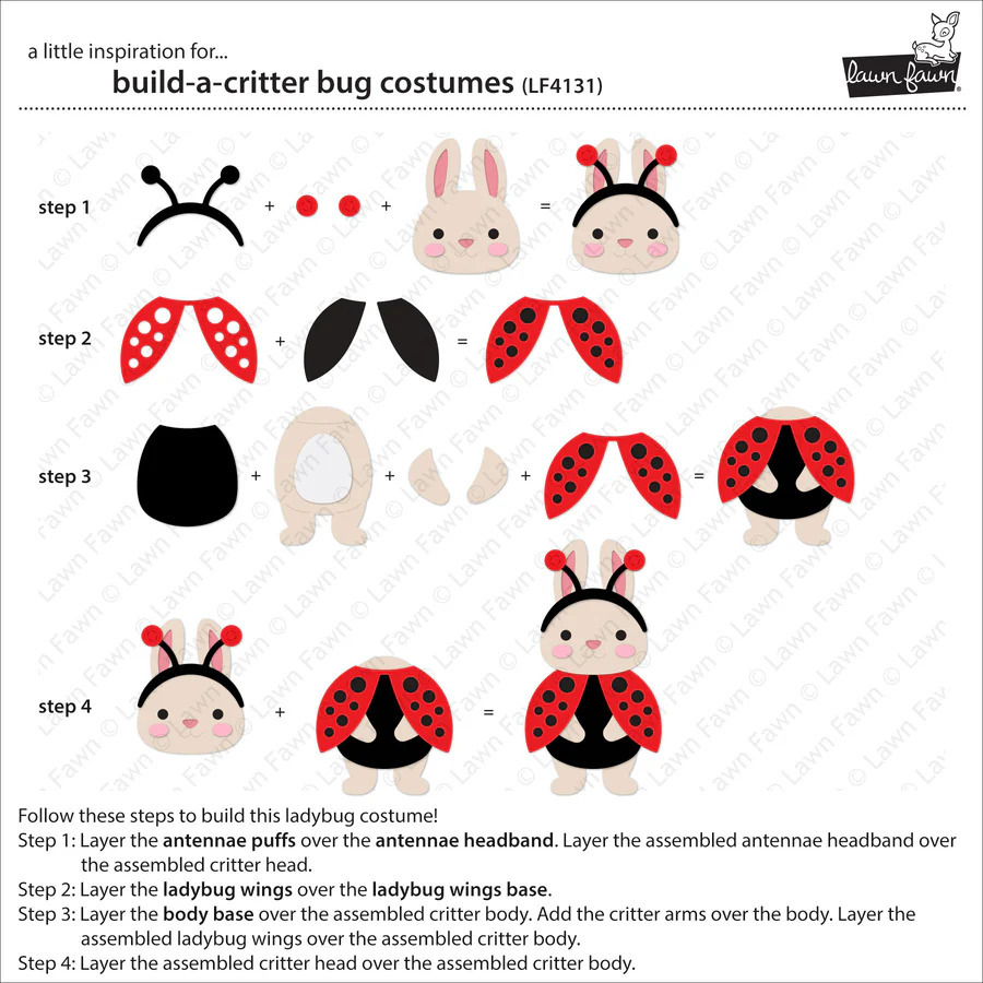 Stanzen Build-A-Critter Bug Costumes