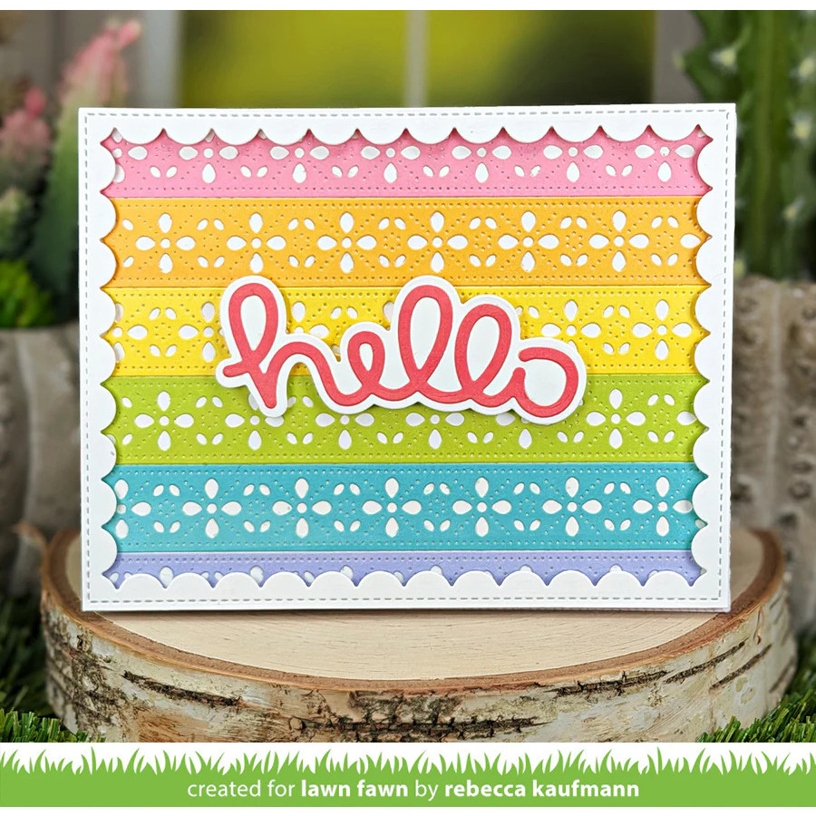 Stanzen Folksy Petal Border