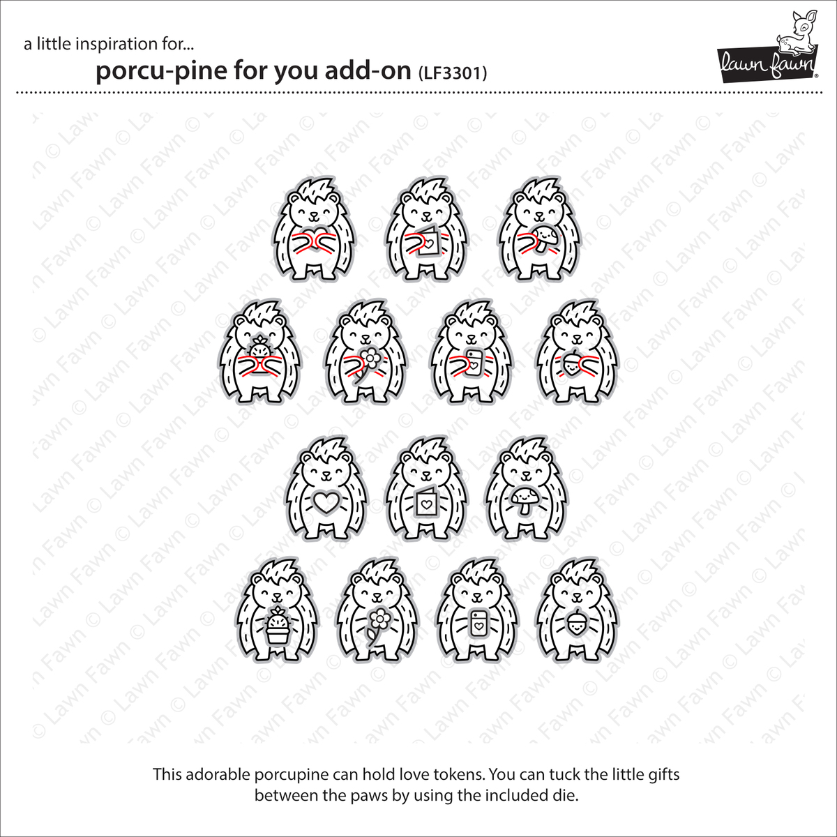 Clear Stamp Porcu-Pine for You Add-on