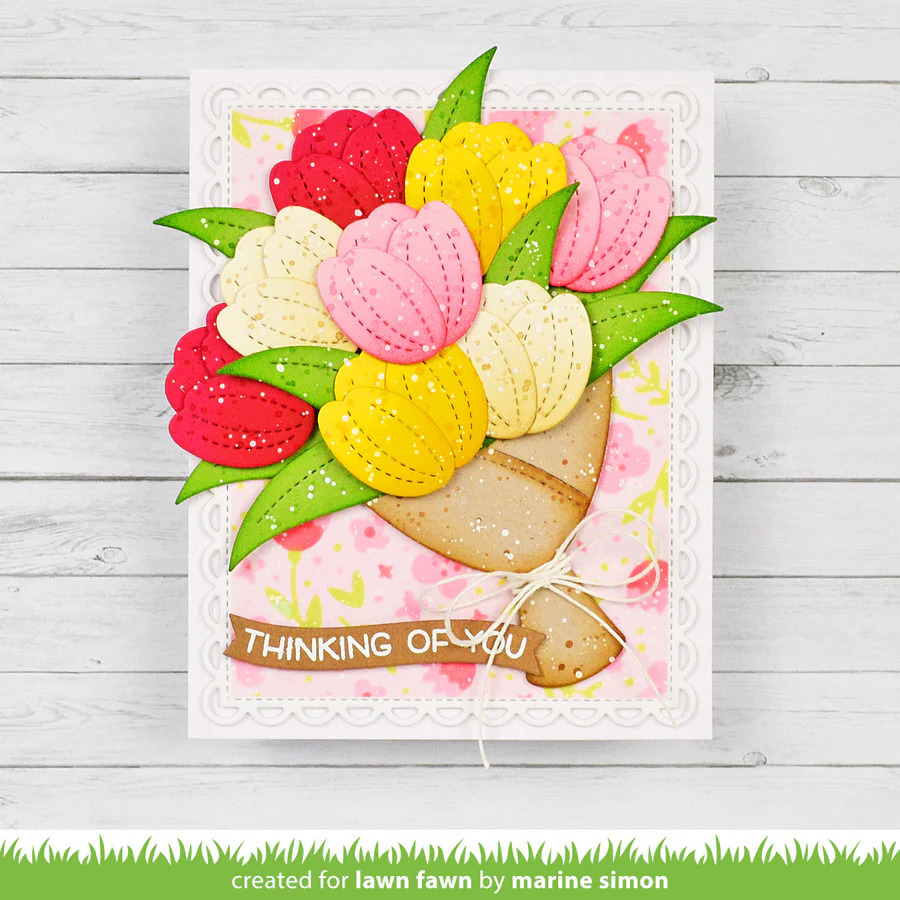 Stanzen Flower Bouquet Wrap
