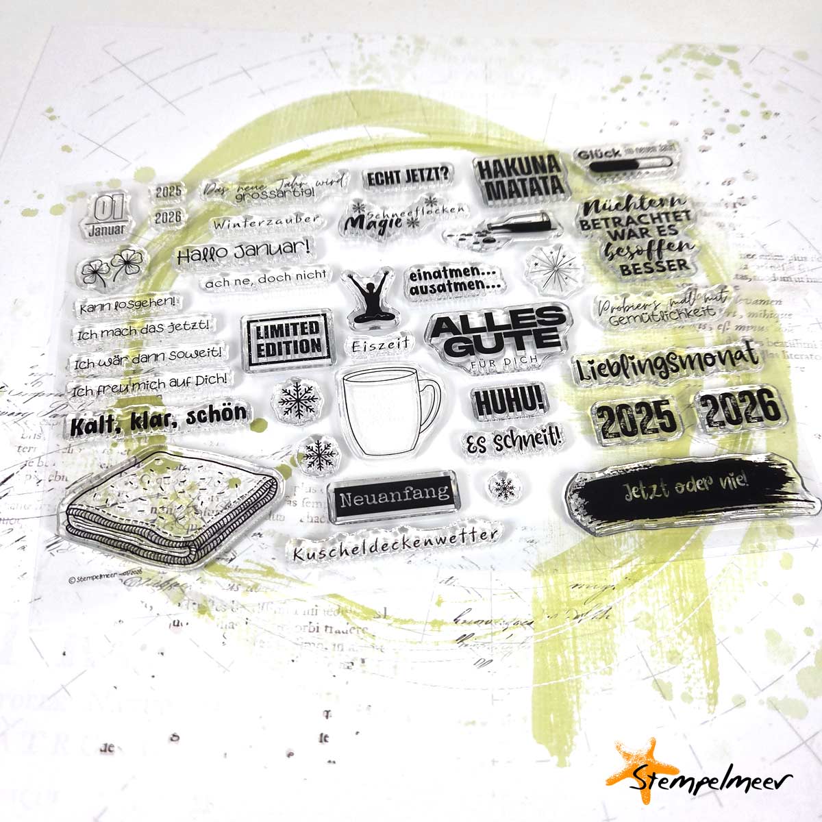 Monatsstempel Januar 2026