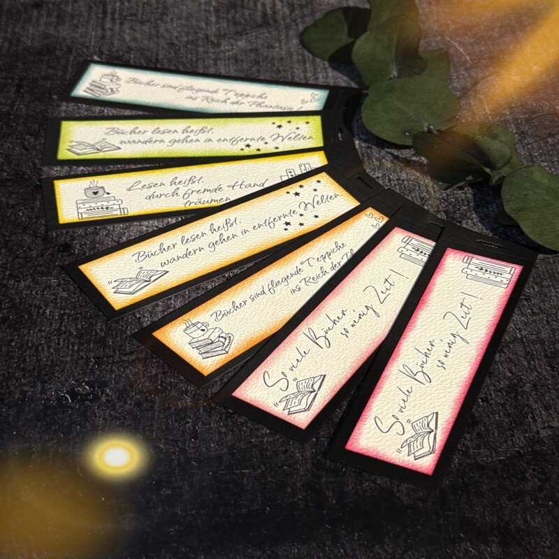 Stempelset Lesezeichen