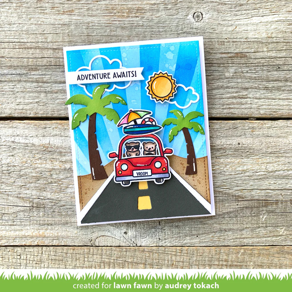 Clear Stamps Car Critters Road Trip Add-on