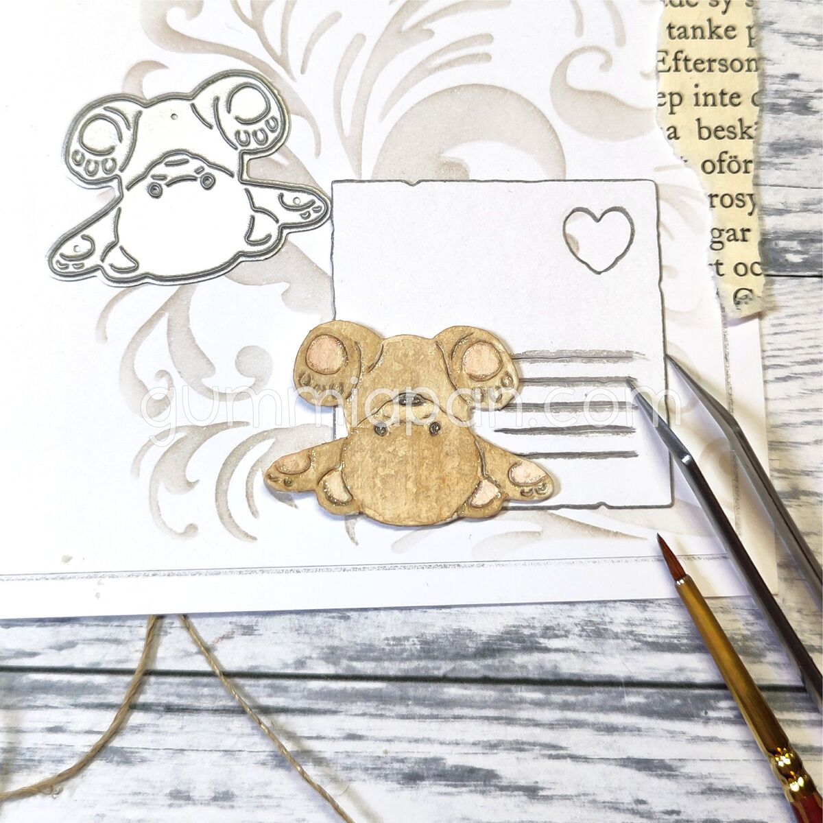 Stanze Teddy Bear on his back Stanze Teddy Bear on his back