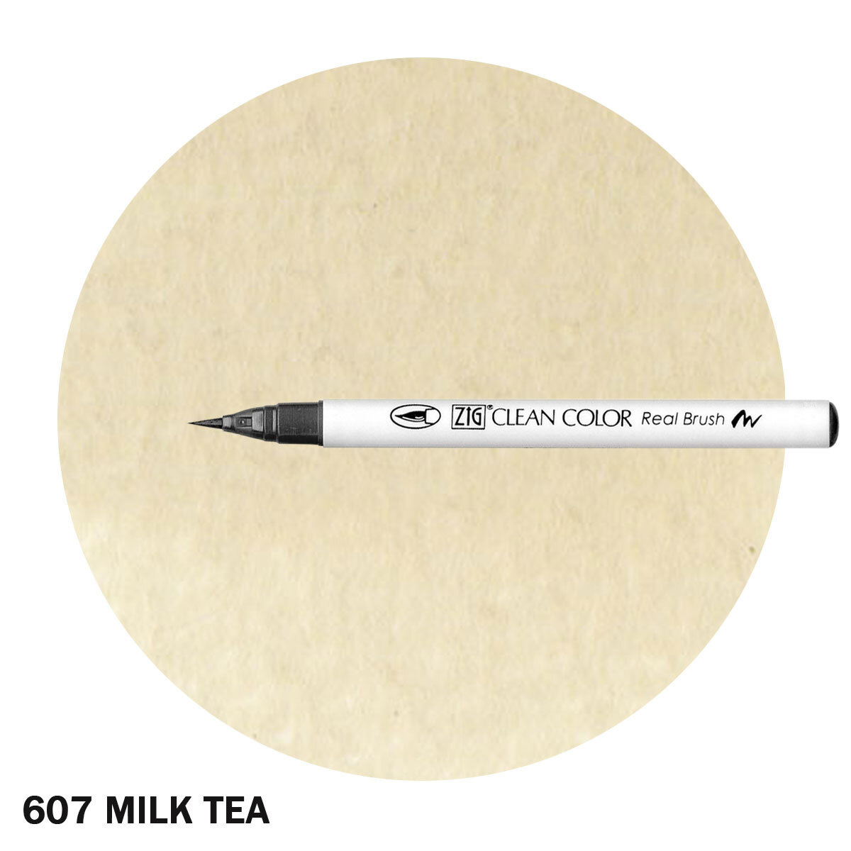 ZIG Clean Color Real Brush Marker Milk Tea