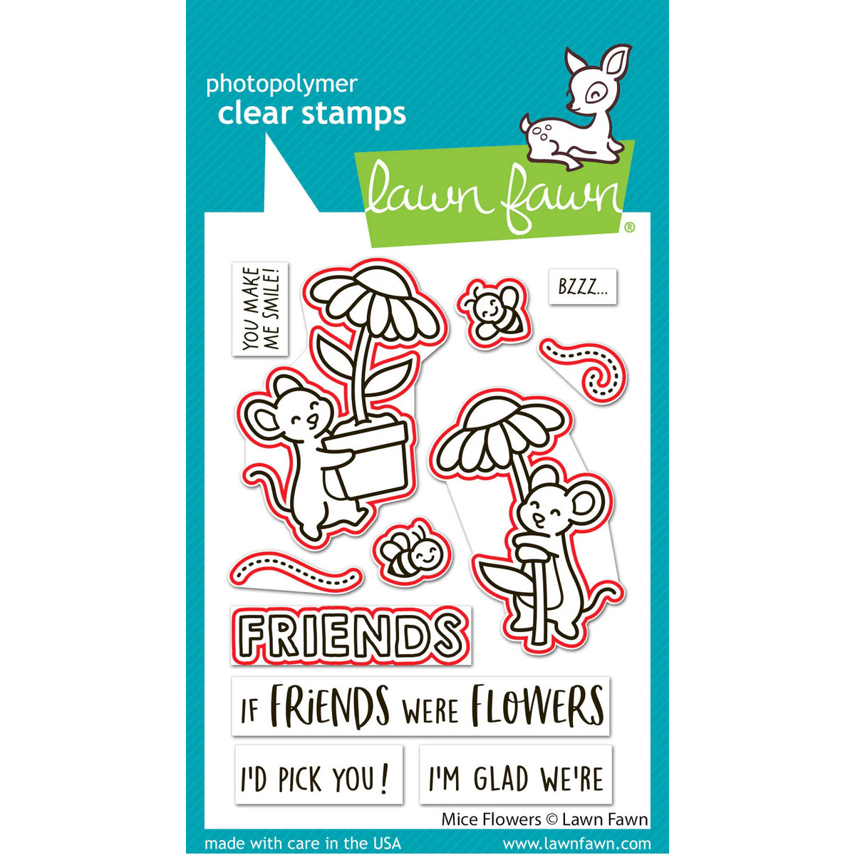 Stanzen Mice Flowers