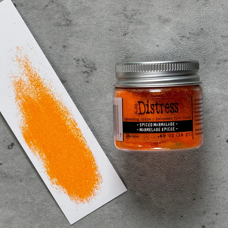 Distress Embossing Glaze Spiced Marmalade