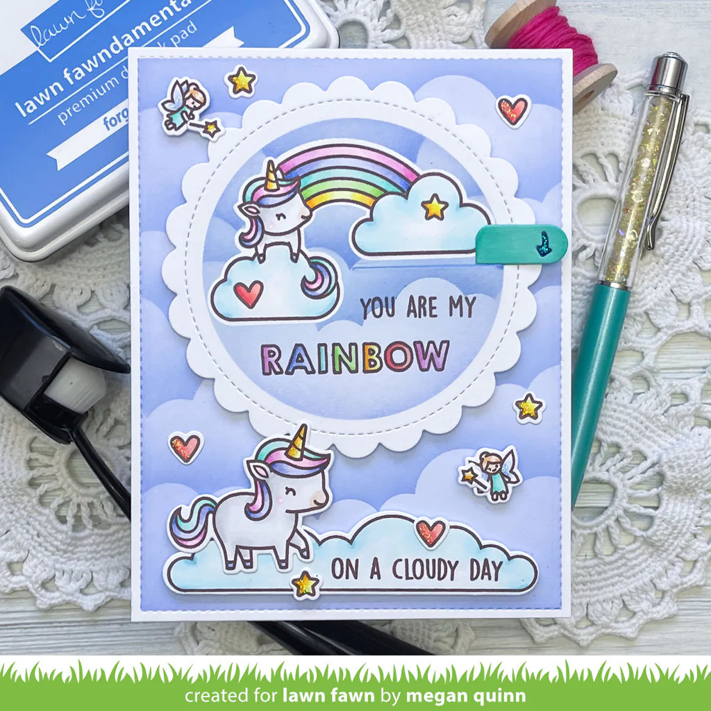 Clear Stamps My Rainbow