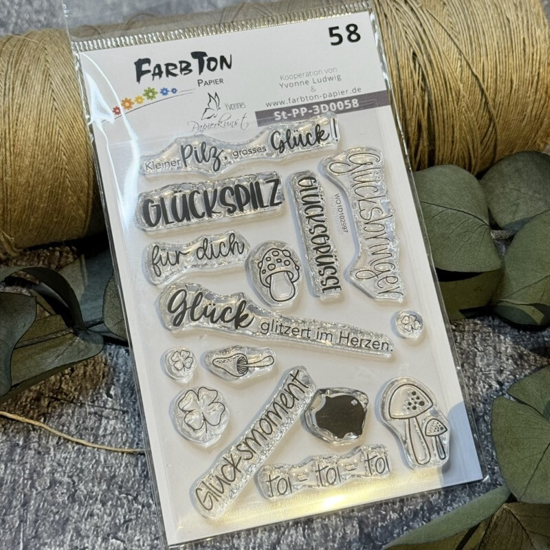 Stempelset Glück