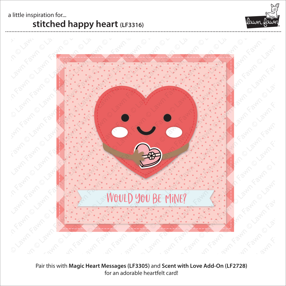 Stanzen Stitched Happy Heart