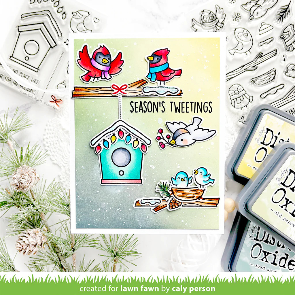 Clear Stamps Winter Birds Add-on