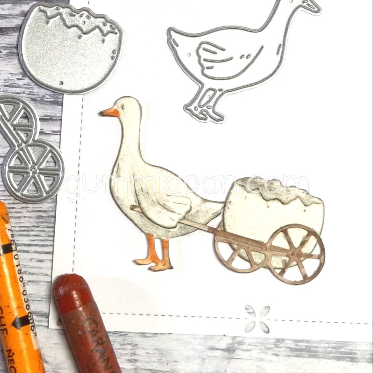 Stanze Goose with Cart