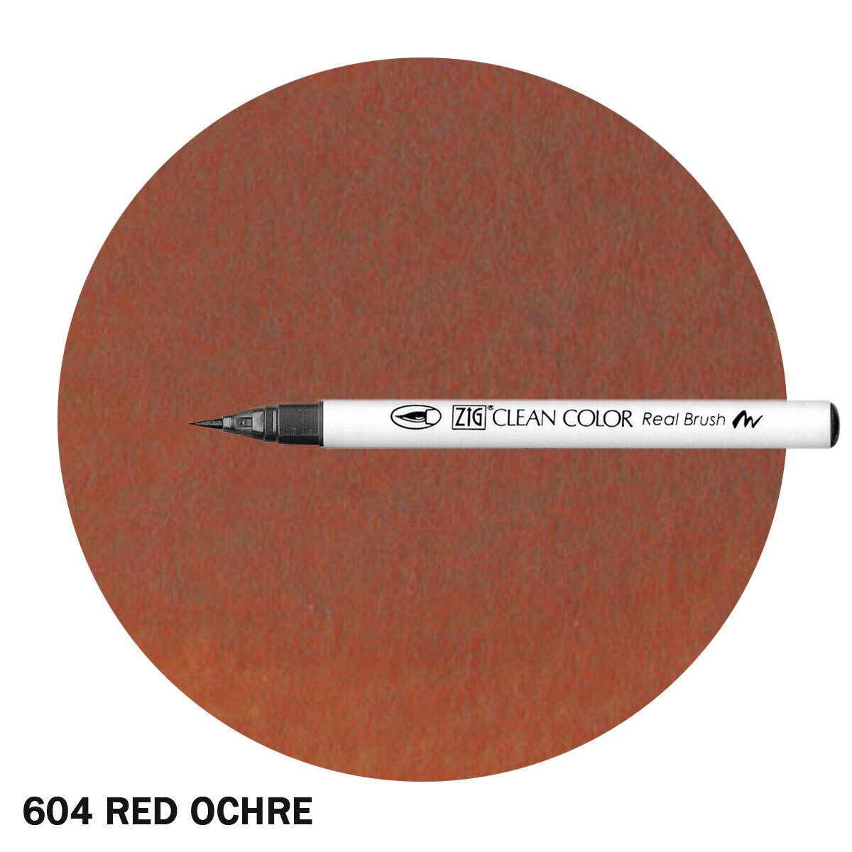 ZIG Clean Color Real Brush Marker Red Ochre