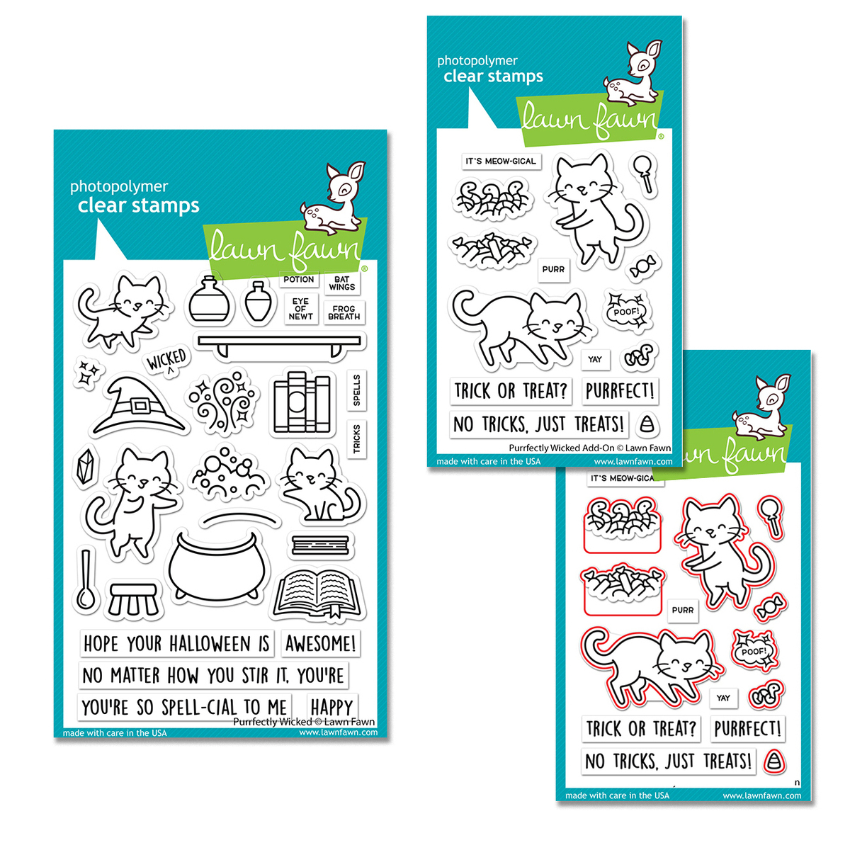 Set Stempel/Stanzen (3) Purrfectly Wicked