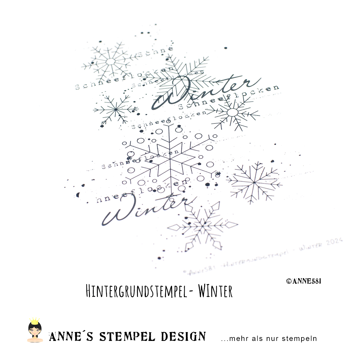 Clear Stamp Hintergrund Winter Clear Stamp Hintergrund Winter