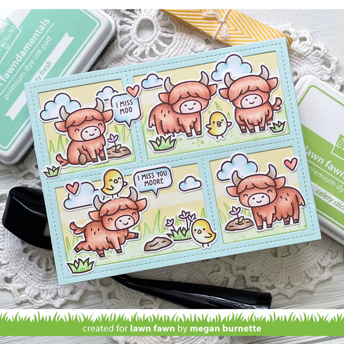 Clear Stamp Highland Cows!