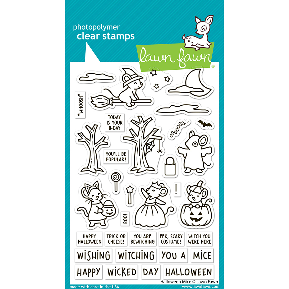 Clear Stamps Halloween Mice