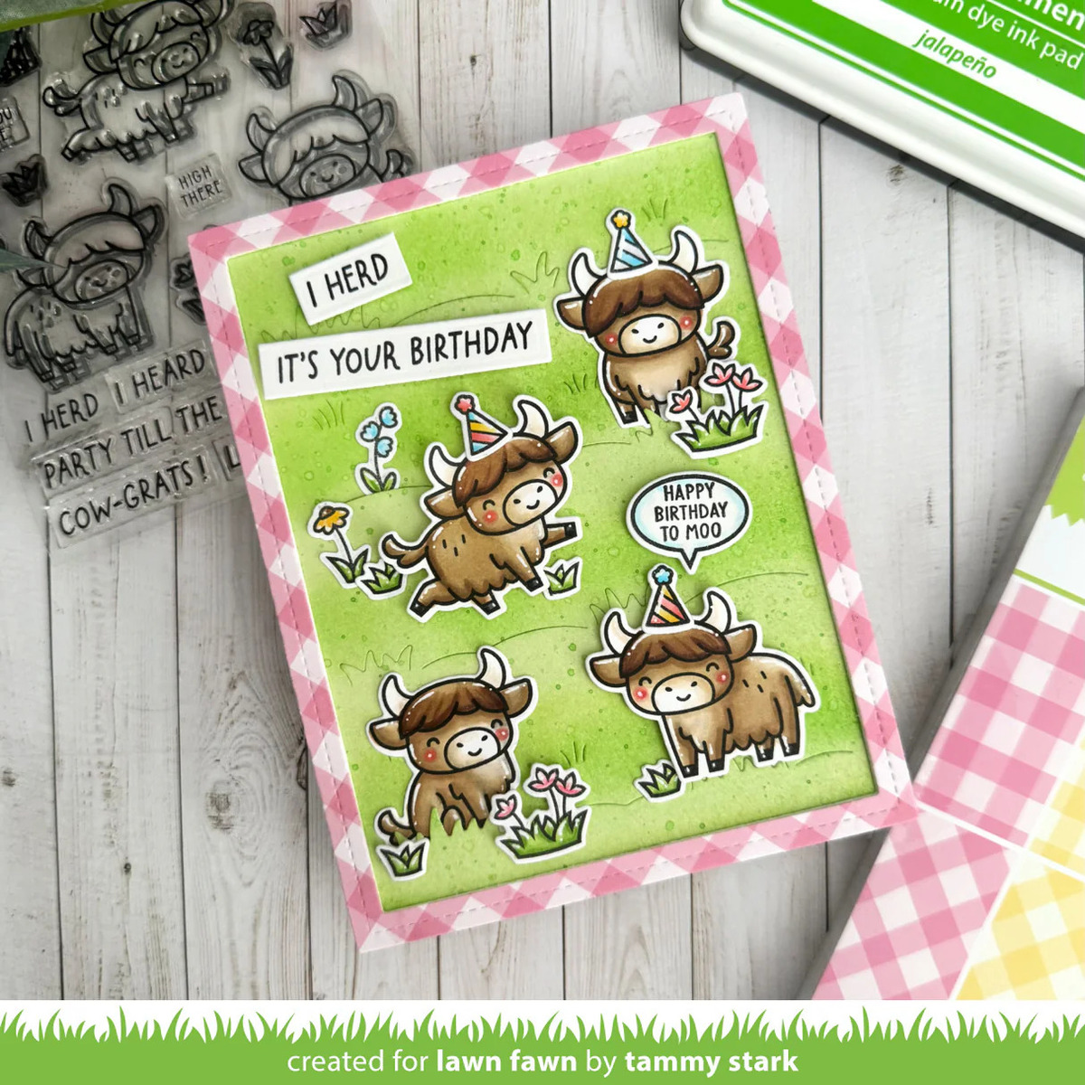 Clear Stamp Highland Cows!