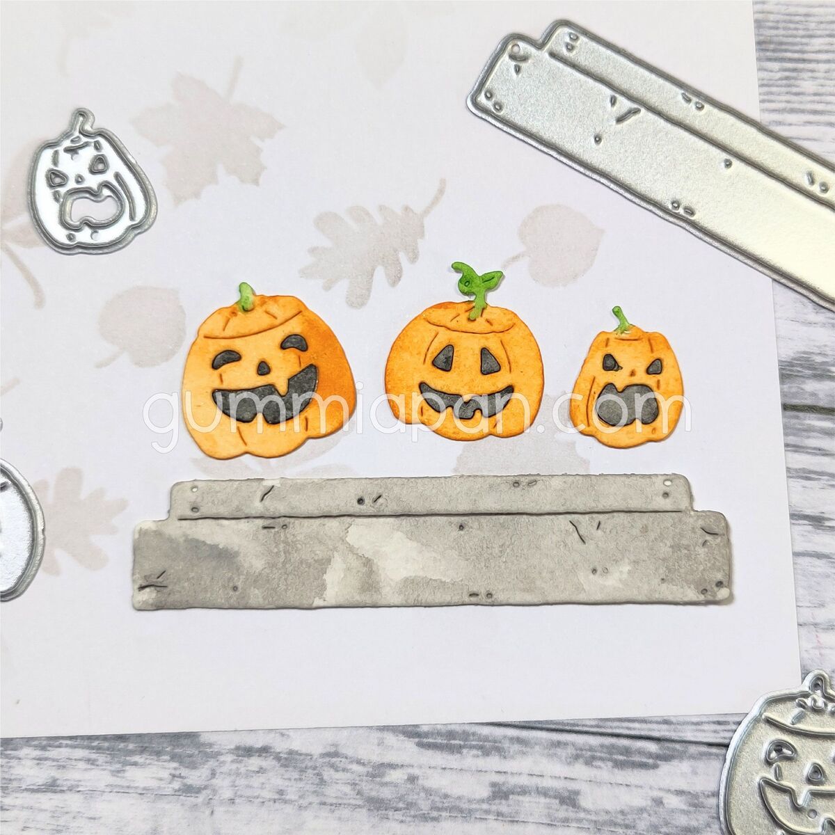 Stanze Pumpkins on Stairs