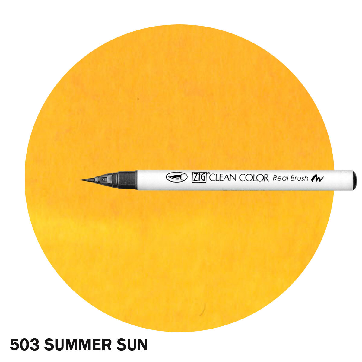 ZIG Clean Color Real Brush Marker Summer Sun