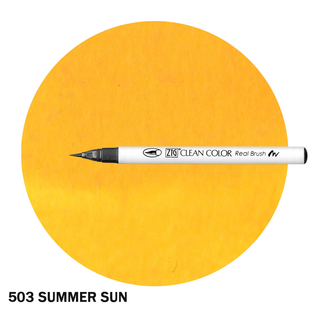 ZIG Clean Color Real Brush Marker Summer Sun ZIG Clean Color Real Brush Marker Summer Sun