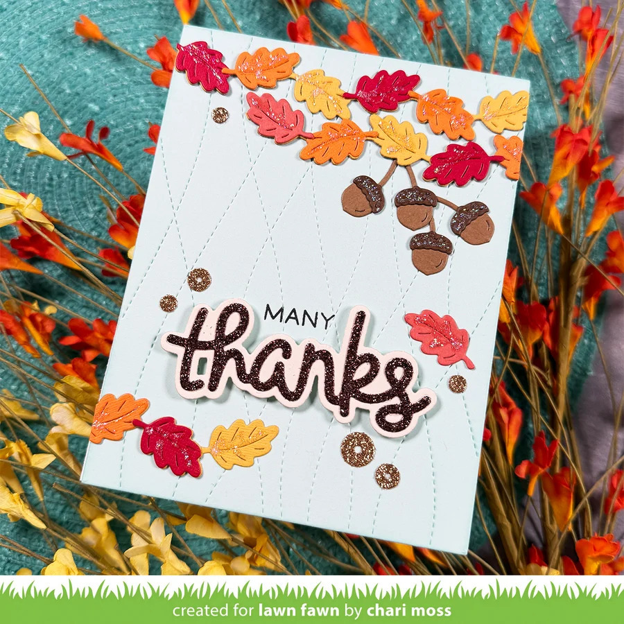 Stanzen Leaf and Acorn Border