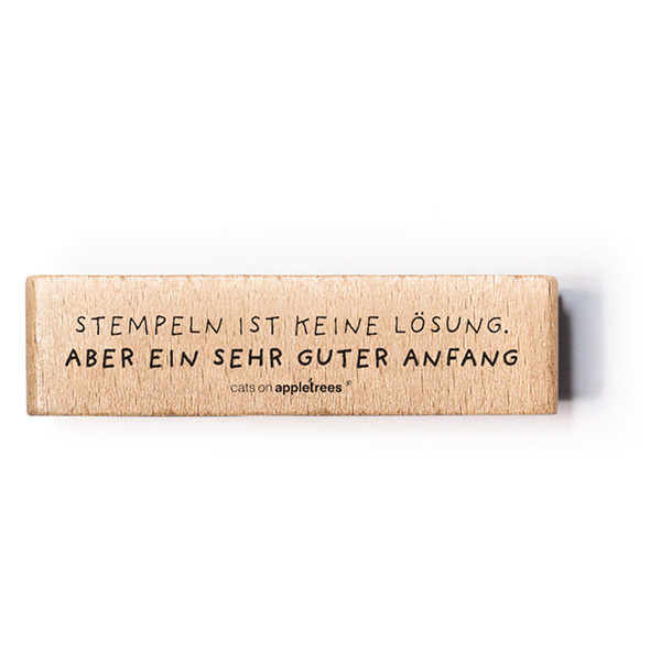 Stempeln ist keine Lösung