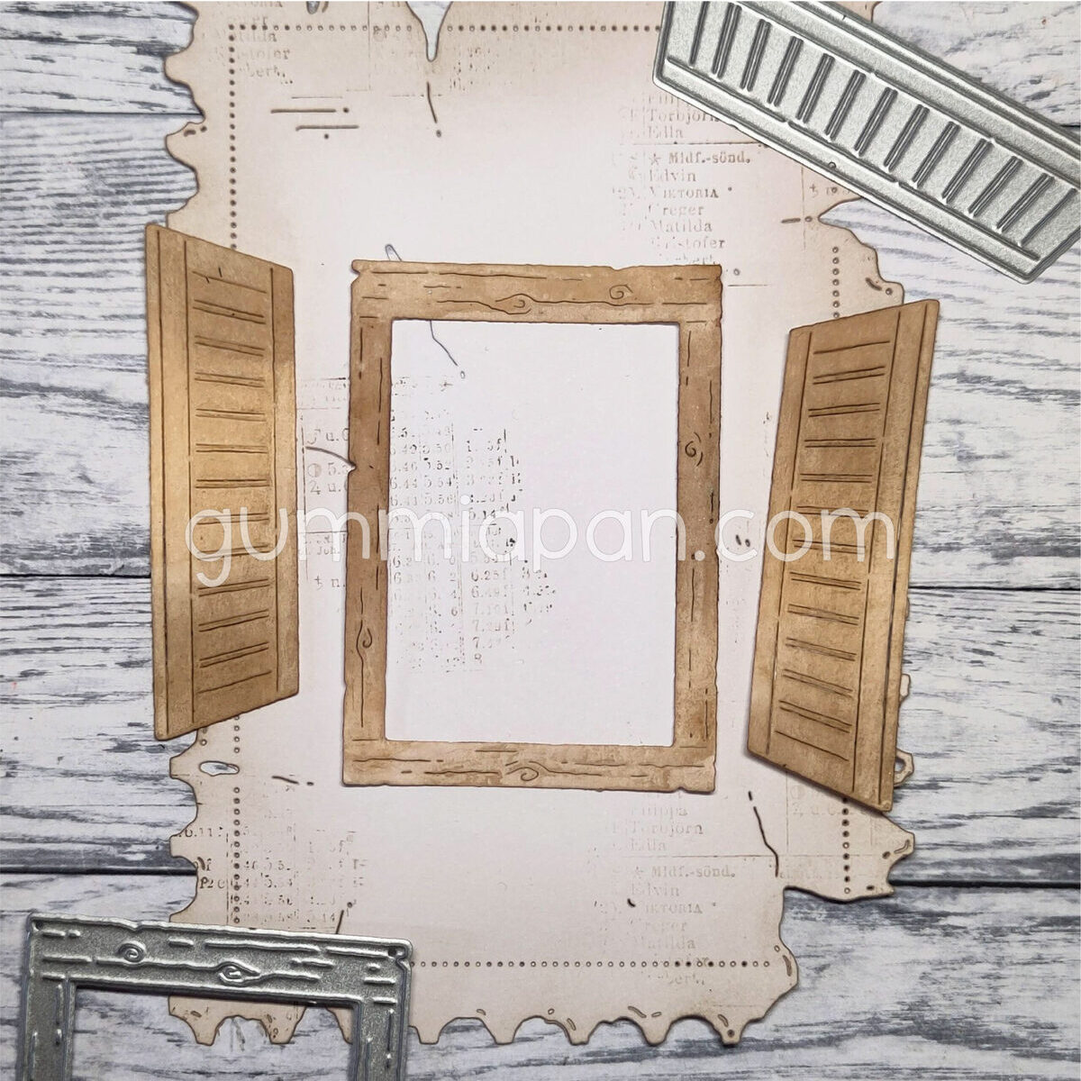 Stanze Wooden Window with Shutter