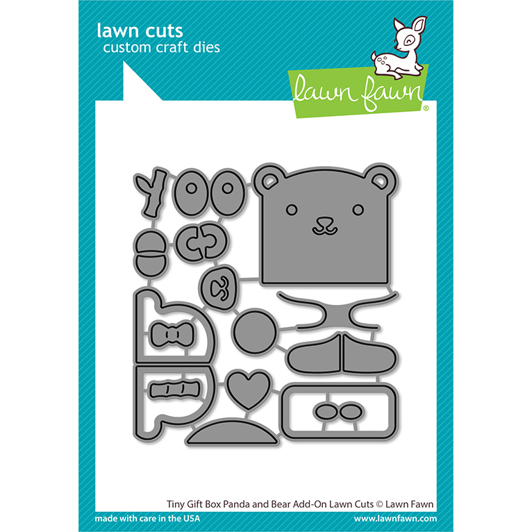 Stanzen Tiny Gift Box Panda/Bear Add-On