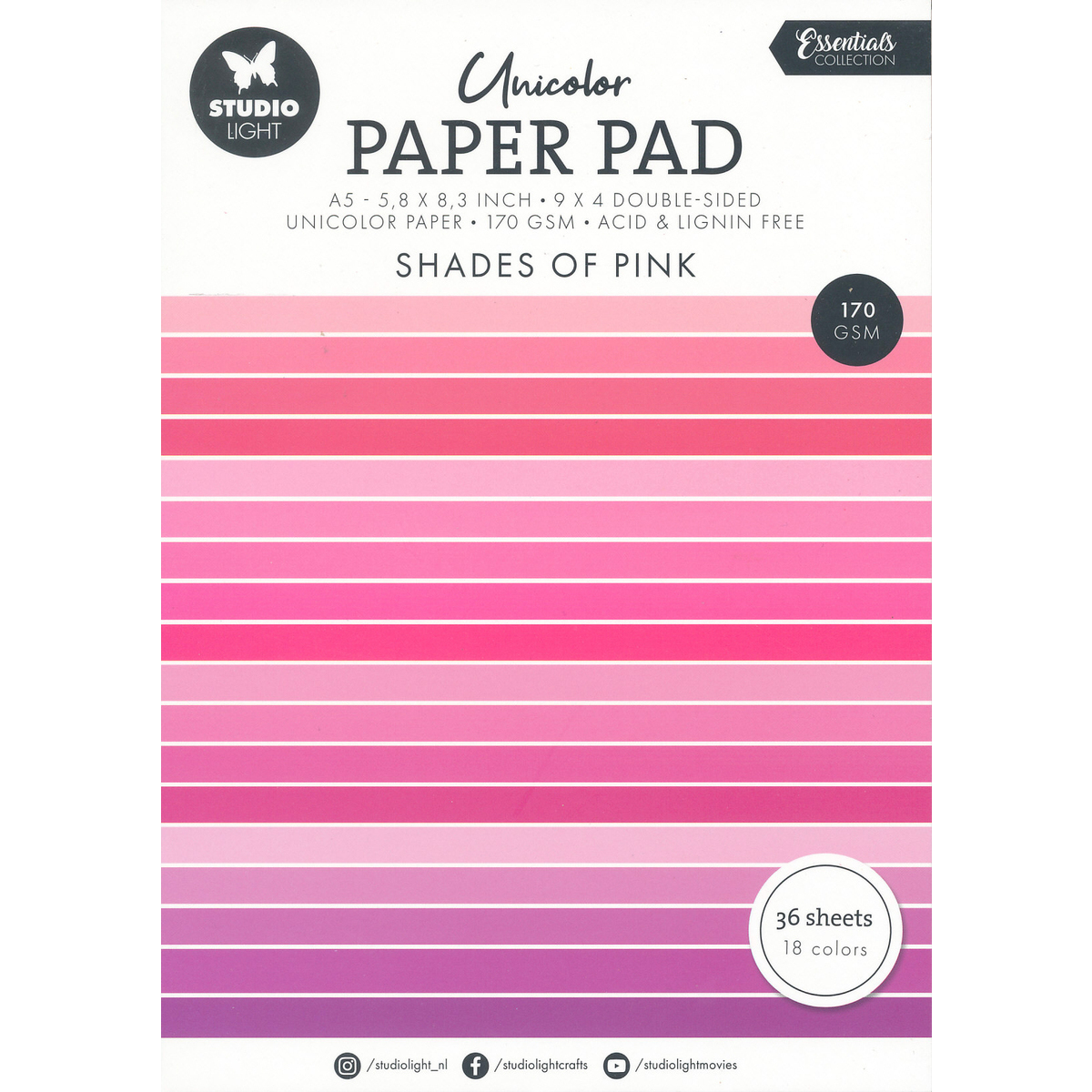 Studio Light Paper Pad Pink