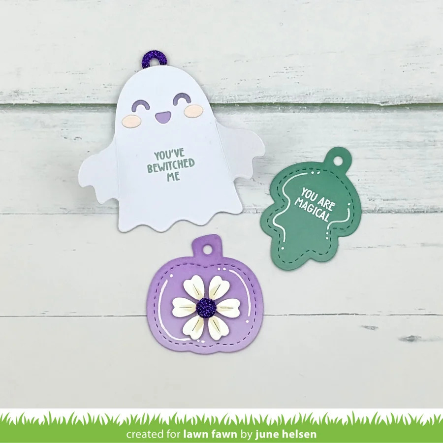 Stanzen Happy Ghost Tag